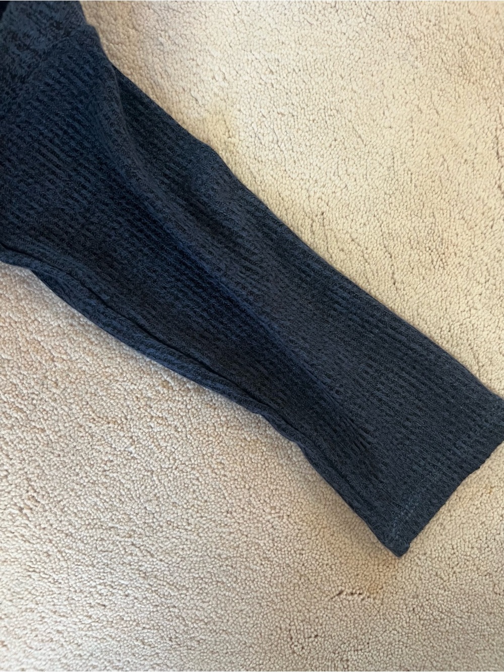 White House Black Market Navy Blue Black Heather Crewneck Pullover Sweater-M - Picture 5 of 10